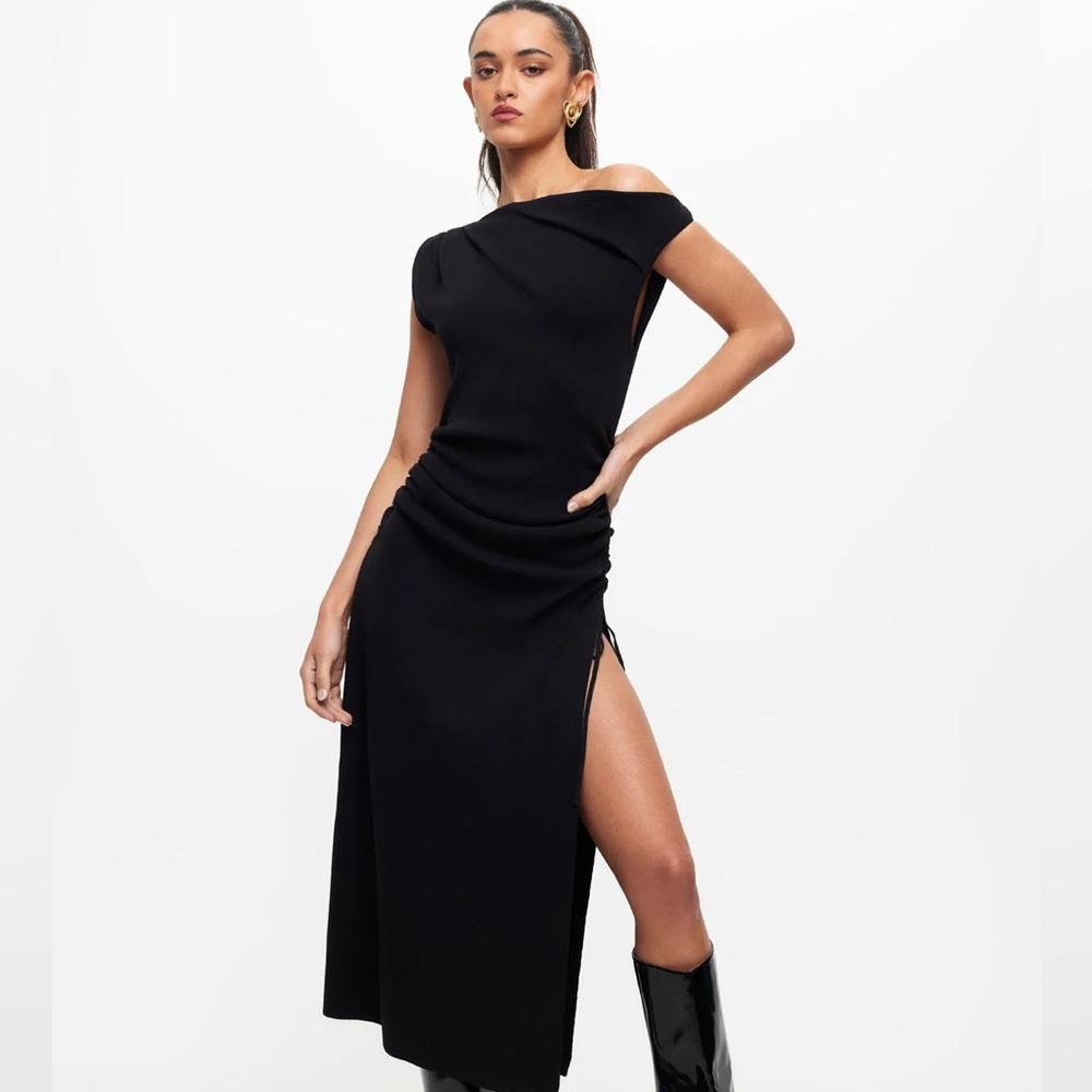 Lioness Black Off-Shoulder Dress